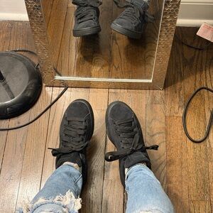 Puma Men's Charcoal Suede Sneakers